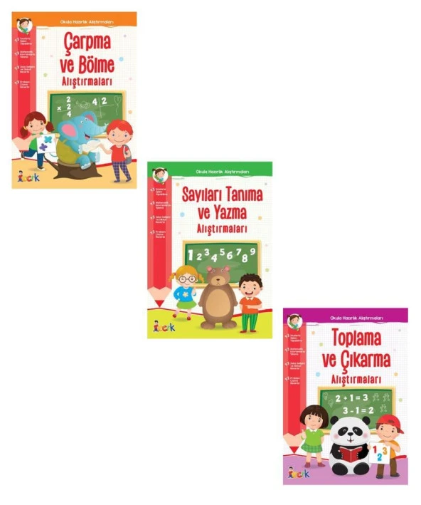 Okula Hazırlık Alıştırmaları 3 Kitap ürün görseli 1