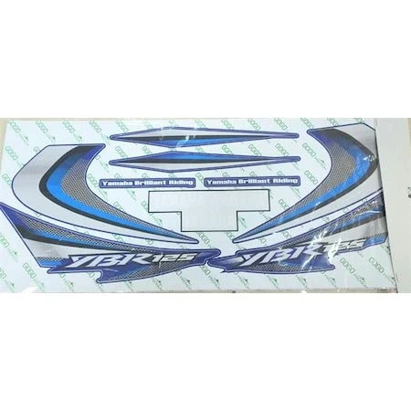 YBR 125 STİCKER SETİ 2004 MAVİ ürün görseli 1