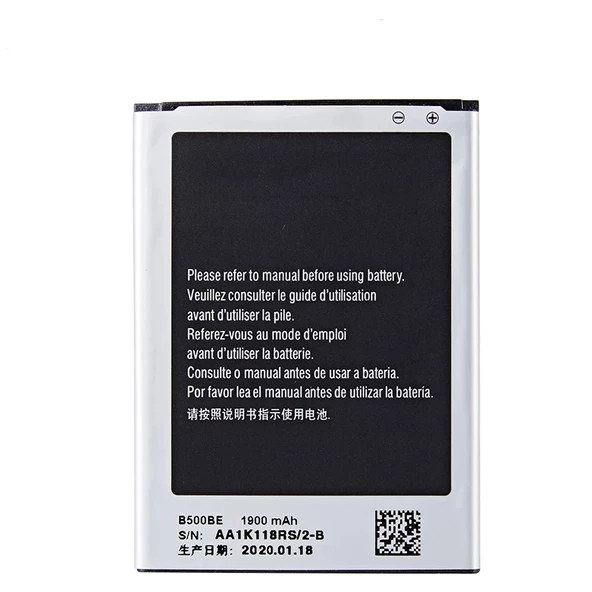 Samsung Galaxy S4 Mini I9190 Uyumlu Batarya 1900 mAh B500BE ürün görseli 1