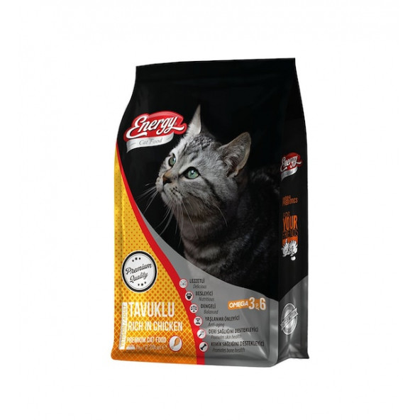 ENERGY TAVUKLU YETİŞKİN KEDİ MAMASI 1 KG ürün görseli 1