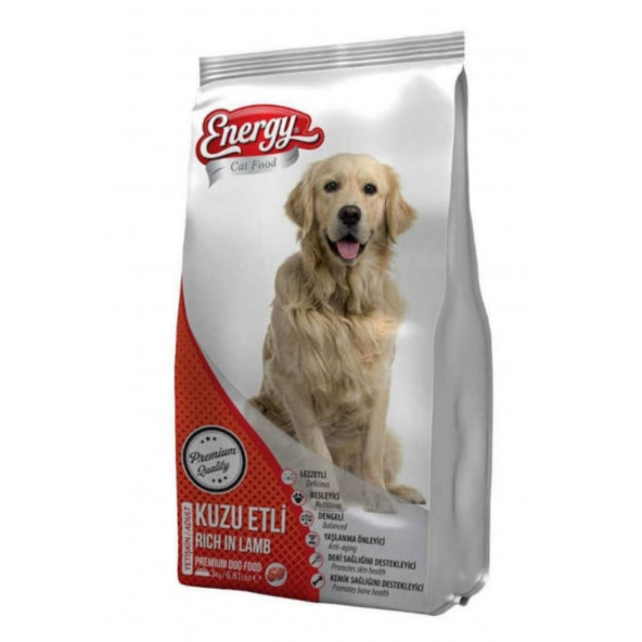 ENERGY KUZU ETLİ YETİŞKİN KÖPEK MAMASI 3 KG ürün görseli 1