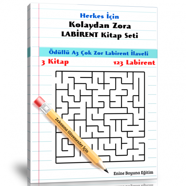 Herkes İçin Kolaydan Zora Labirent Kitap Seti ürün görseli 1