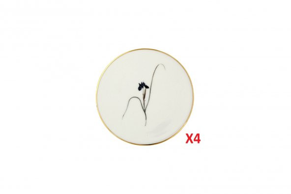 Porland Botanical Desen Bardak Altlığı 10cm 4lü 04ALM006633 ürün görseli 1