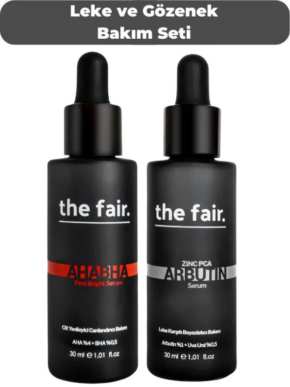 the fair. Leke ve Gözenek Bakım Seti Vegan-60 ML ürün görseli 1