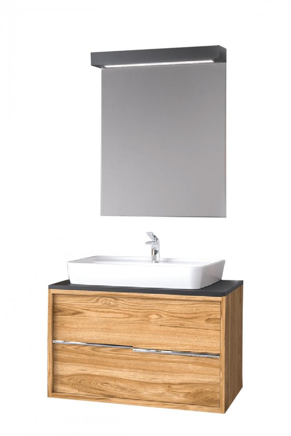 Denko Matia 80 cm MDF Banyo Dolabı Takımı ürün görseli 1