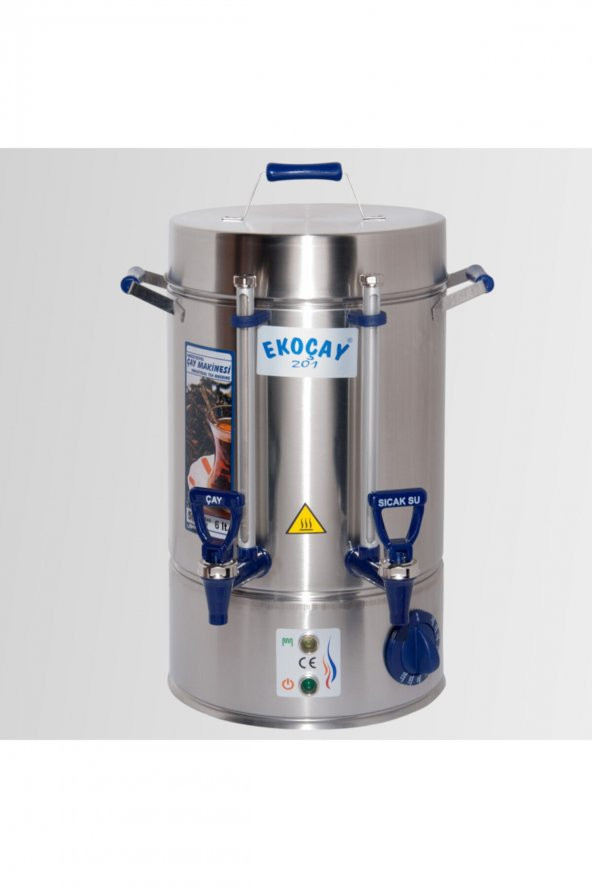 Tuğra Ekoçay Çay Makinesi Semaver 50 Bardak 6 Litre ürün görseli 1