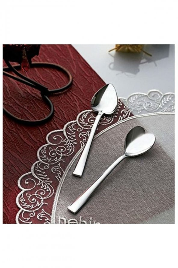 Nehir Can & Canan Sade 12li Çay Kaşık ürün görseli 1