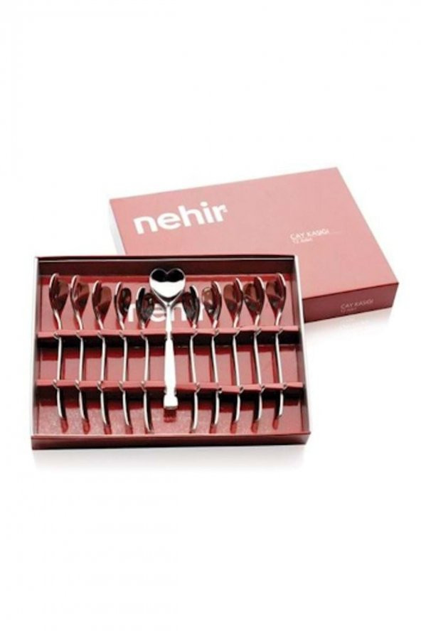 Nehir Can & Canan Sade 12li Çay Kaşık - Resim 4
