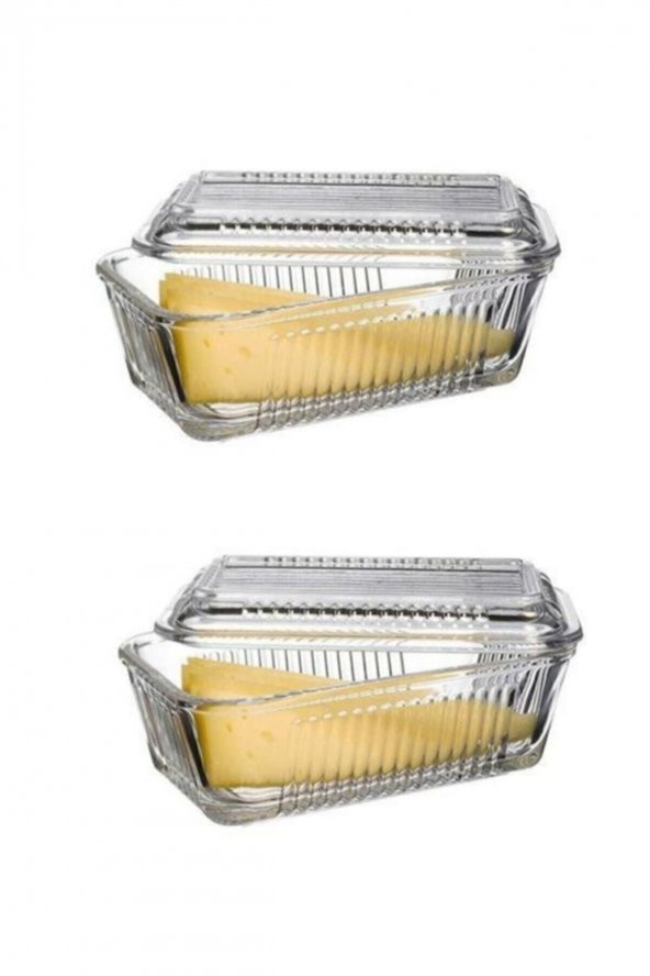 Frigo Kapaklı Kahvaltılık Tereyağlık Peynirlik 2li ürün görseli 1