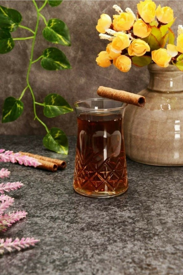 Paşabahçe Timeless Heybeli Kristal Çay Bardağı 6 Adet ürün görseli 1
