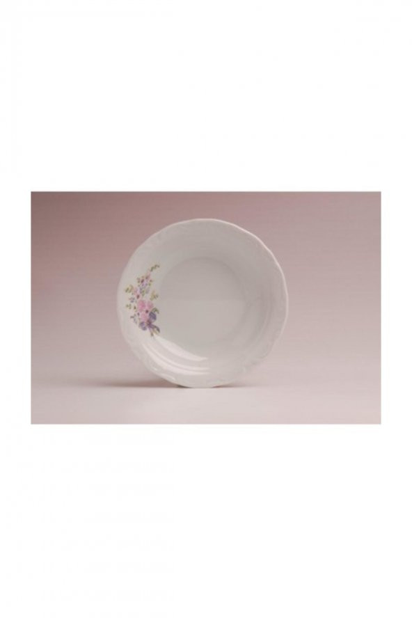 Porland Buket Porselen Yemek Tabağı 6lı 19cm ürün görseli 1