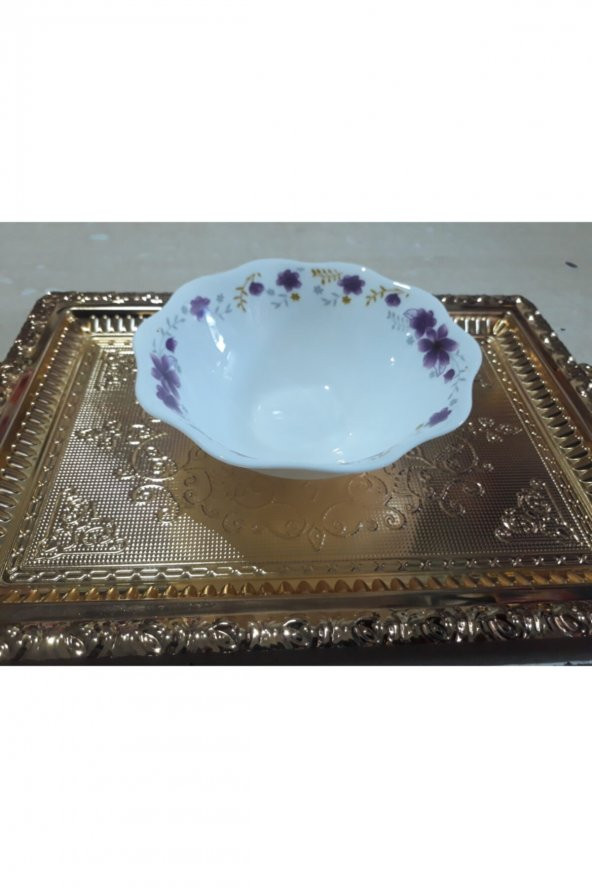 Porgold Opal Çorba Kase 6 Adet - Mor - Resim 2
