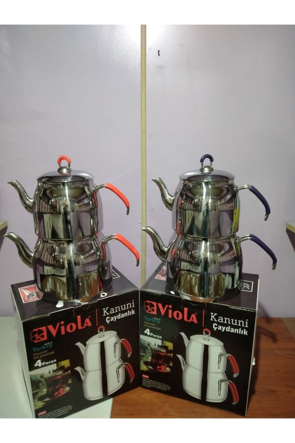 Viola Kanuni Jumbo Boy Çaydanlık - Aşiret boy ürün görseli 1