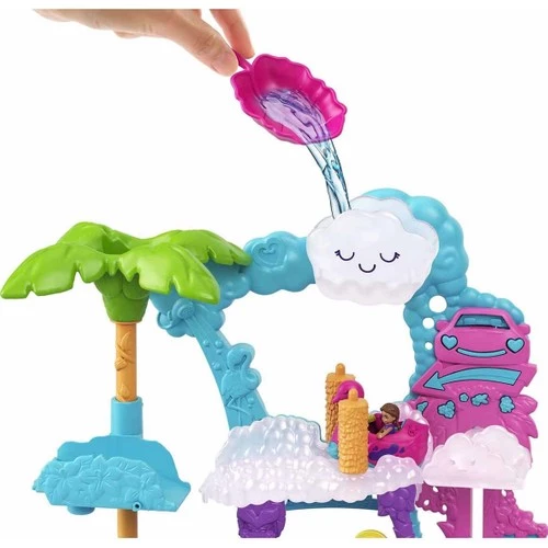 Polly Pocket Flamingo Araba Su Eğlencesi HHJ05 Lisanslı Ürün ürün görseli 1