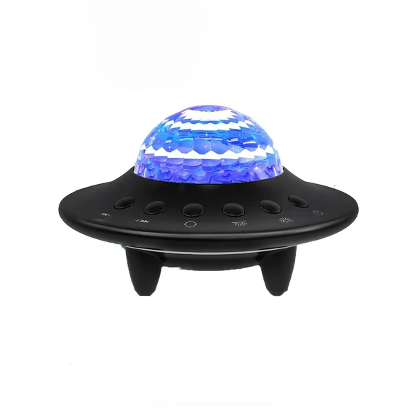DailyTech Starry Galaxy Projektör Hoparlör Bluetooth UFO Gece Lambası ürün görseli 1