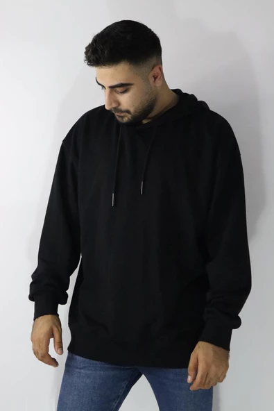 Cazador 22KCEEO05047 Erkek Siyah Kapüşonlu Sweat ürün görseli 1