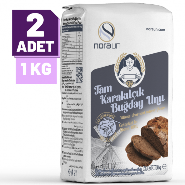 Tam Karakılçık Buğday Unu 1 Kg 2 adet ürün görseli 1