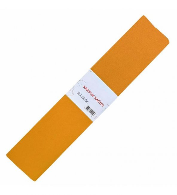 GIPTA  KREPON KAGIDI 50x200cm.TURUNCU 10 LU (9128) ürün görseli 1