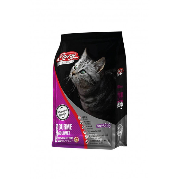 ENERGY GURME YETİŞKİN KEDİ MAMASI 500 GR ürün görseli 1