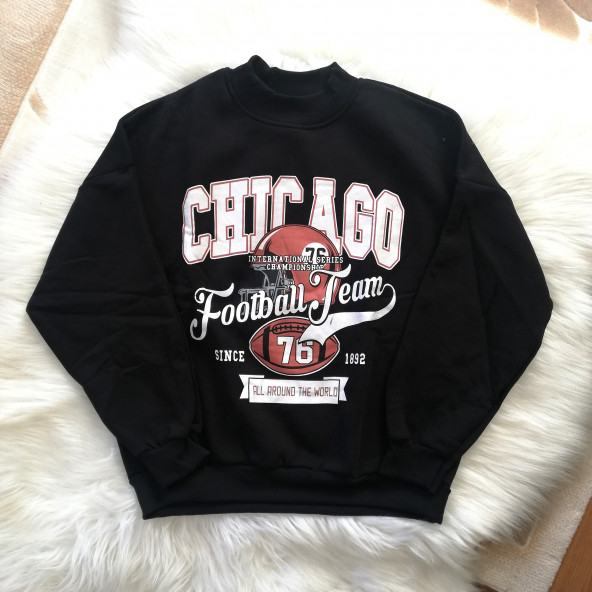 Oversize Chicago Sweatshirt S/M ürün görseli 1