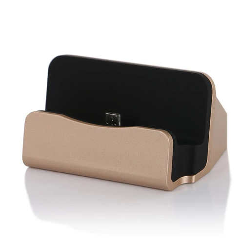 NoTech Micro USB Universal Masaüstü Şarj Aleti Dock Gold ürün görseli 1