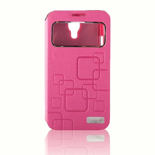Samsung S4 (I9500) KakuSiga Yan Kapaklı Kılıf Pembe ürün görseli 1