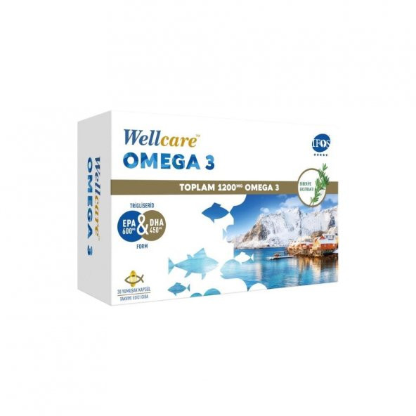 Omega3 Biberiye Ekstraktlı Balık Yağı 30 Yumuşak Kapsül ürün görseli 1