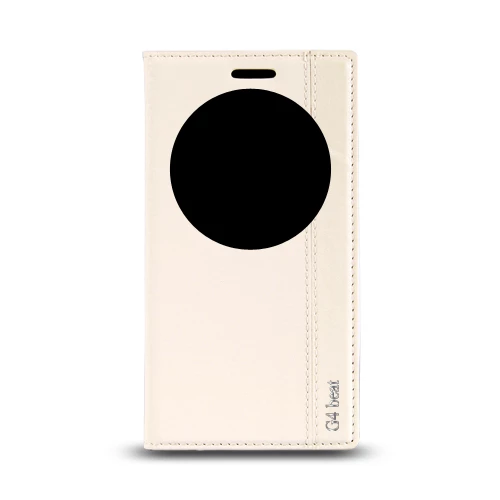 LG G4 Beat Gizli Mıknatıslı Pencereli Magnum Kılıf Beyaz ürün görseli 1