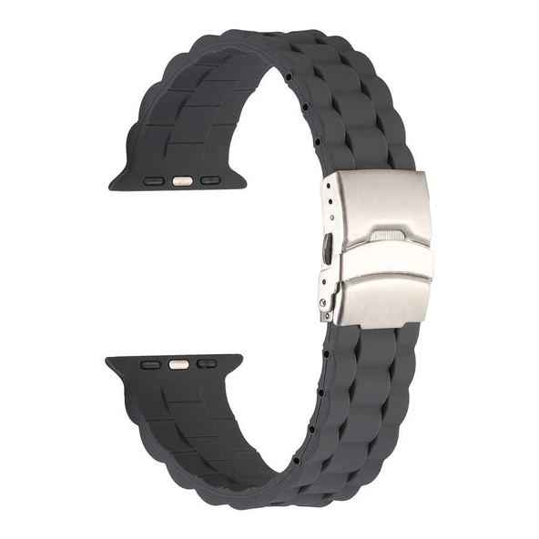 Apple Watch 42mm KRD-72 Silikon Kordon - Resim 3