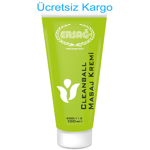 Ersağ Cleanball Masaj Kremi 100 ml 1 Adet ürün görseli 1