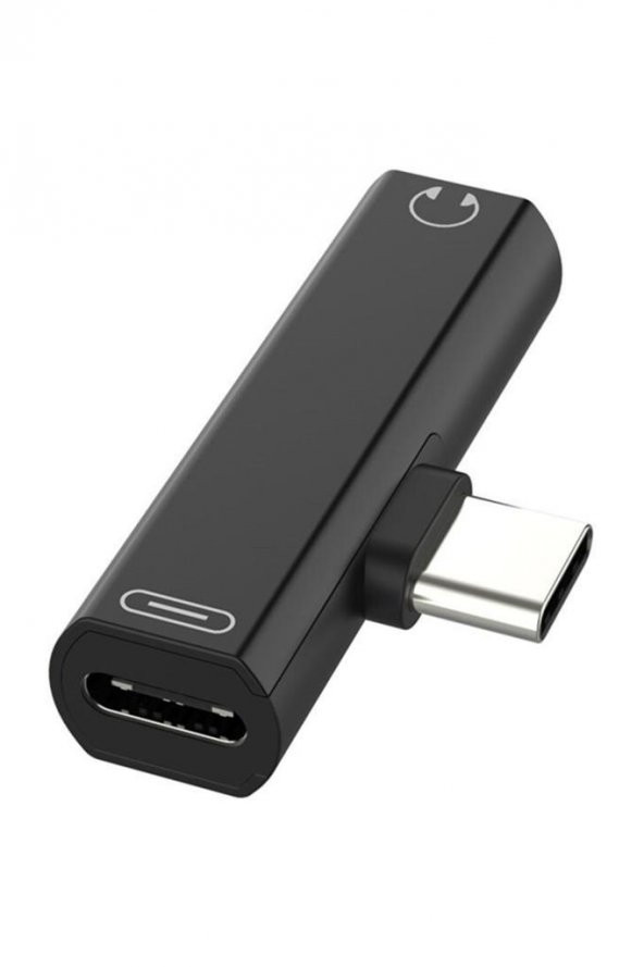 Type C To 3.5mm Stereo Kulaklık Aux Şarj Çevirici Dönüştürücü Adaptör ürün görseli 1