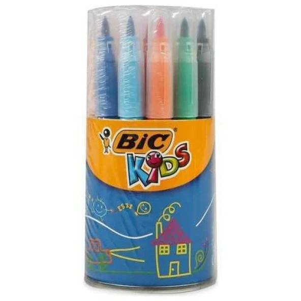 BIC VISAQUARELLE KECELI KALEM 18LI FIRCA UCLU JUMB ürün görseli 1