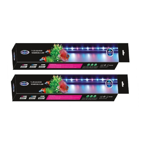 Aqua Master Akvaryum Su İçi Led Lamba 30 cm Mavi-Beyaz ürün görseli 1