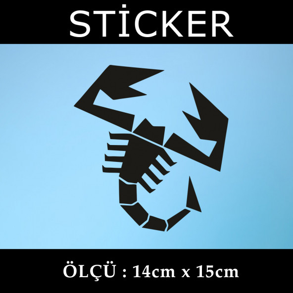 akrep sticker 2 ADET ürün görseli 1