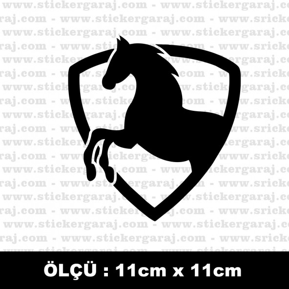 At Şahlanan sticker 2 ADET ürün görseli 1