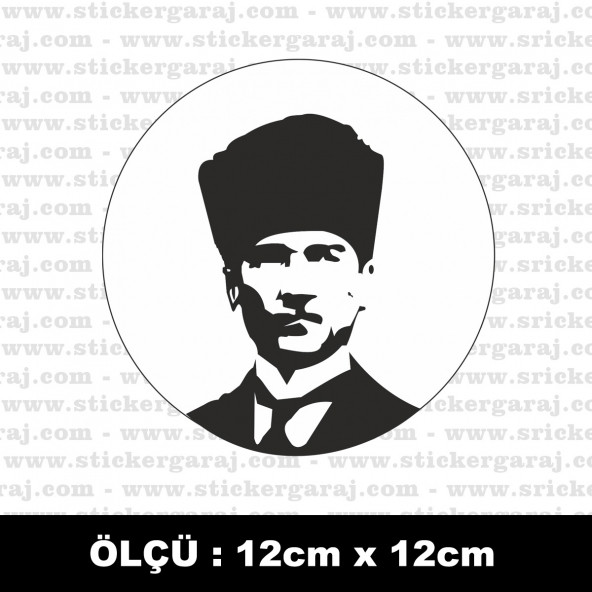 Ata sticker 2 ADET ürün görseli 1