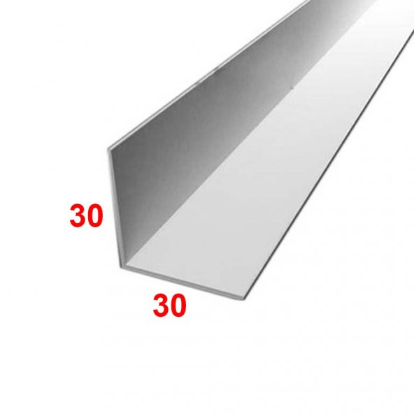 KALİTE- Alüminyum Köşebent L Profil Köşe Profili 30X30 Mm 90 Cm ürün görseli 1