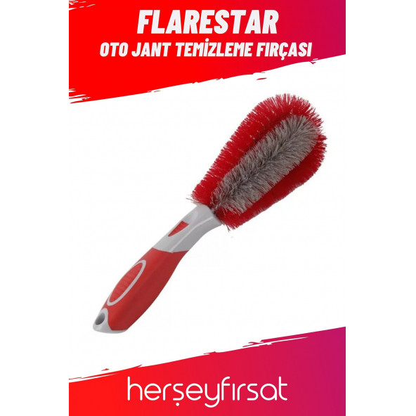 OTO JANT TEMİZLEME FIRÇASI 29 CM BOY - KIRMIZI ürün görseli 1
