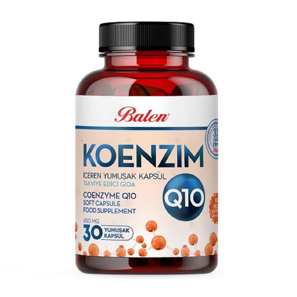 Balen Koenzim Q10 650 Mg 30 Yumuşak Kapsül ürün görseli 1