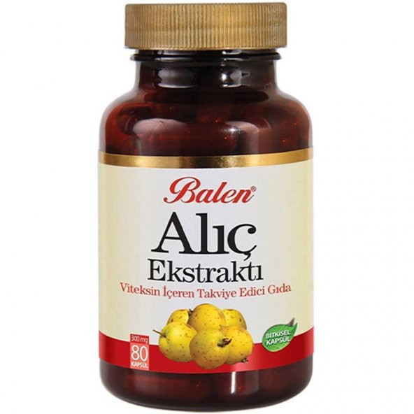 Balen Alıç Meyvesi Ekstraktı Kapsül 375 Mg*80 ürün görseli 1