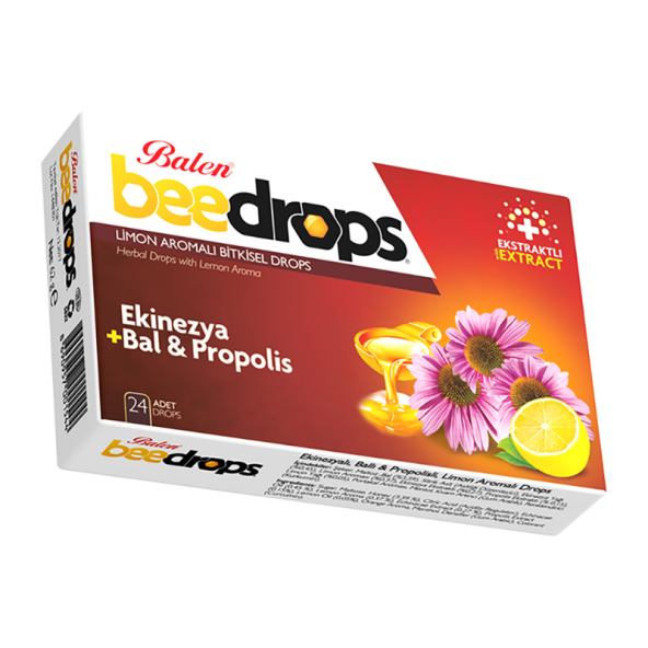 Balen Ekinezyalı Ballı Propolisli Limon Aromalı 24 Adet Drops Pastil ürün görseli 1