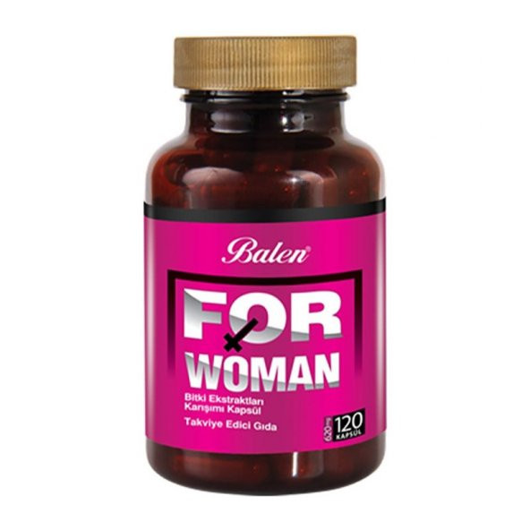 Balen Forwomen Bitki Esktraktları Karışımı Kapsül 620 Mg*120 Adet ürün görseli 1
