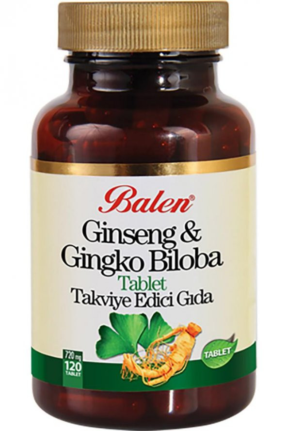 Balen Ginseng Ginkgo Biloba 720 Mg 120 Tablet ürün görseli 1