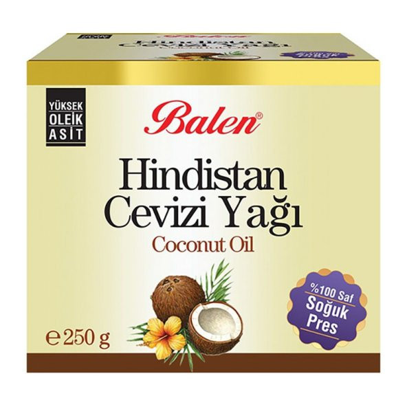 Balen Hindistan Cevizi Yağı 250 Gr ürün görseli 1