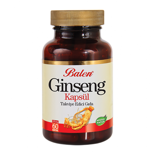 Balen Kırmızı Ginseng Kapsül 375 Mg 60 Adet ürün görseli 1