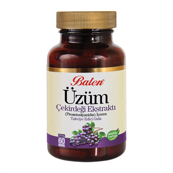 Balen Üzüm Çekirdeği Ekstraktı Kapsül 375 Mg 60 Adet ürün görseli 1