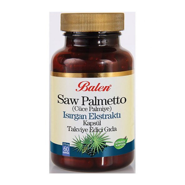 Balen Saw Palmetto Isırgan Ekstraktı 375 Mg 60 Kapsül ürün görseli 1