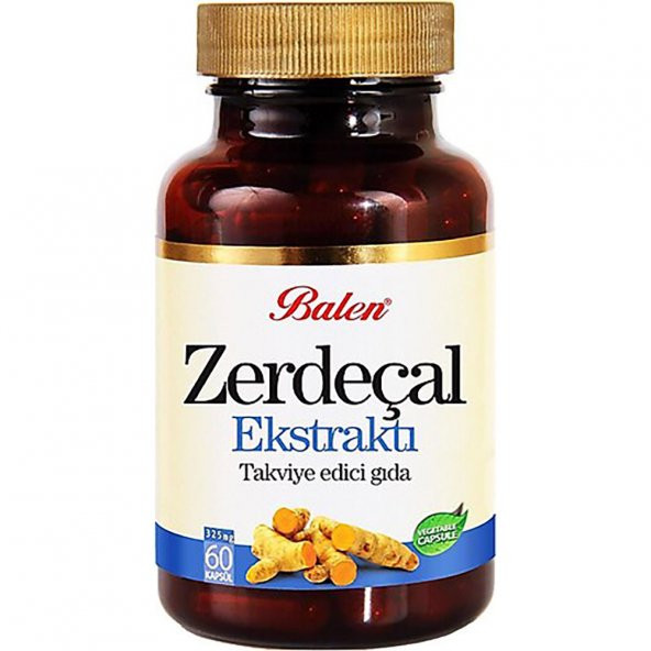 Balen Zerdeçal Ekstraktı 325 Mg 60 Kapsül ürün görseli 1