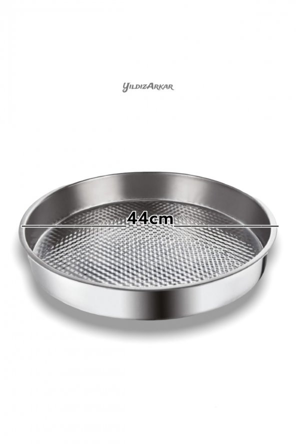 Çapar Group Paslanmaz Çelik Çiğ Köfte Leğeni Tepsisi 44cm ürün görseli 1
