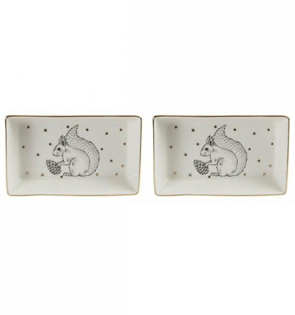 Porland Forest Kahvaltı&meze Tabağı 13cm 2'li 04LFH000447 ürün görseli 1